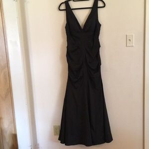 Xscape Black Sleeveless Formal Full Length Dress